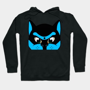 Pop-Up-Pup - Blue Landing Strip Hoodie